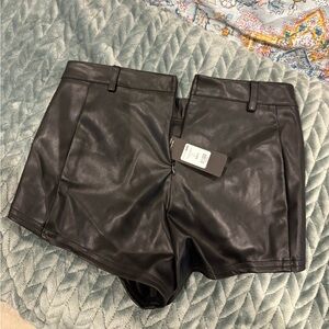 Fashion Nova High Waist Black Shorts